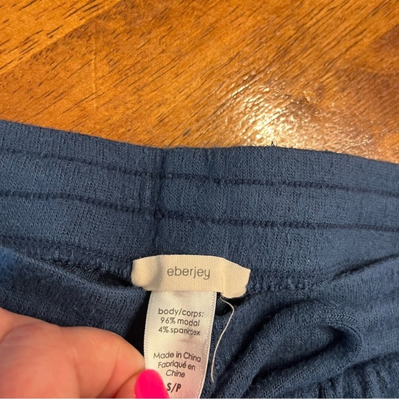 Eberjey Cozy Time navy pajama lounge pants super soft size small - Picture 3 of 7